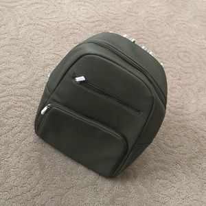 BNWT. Olive green boutique backpack with straps